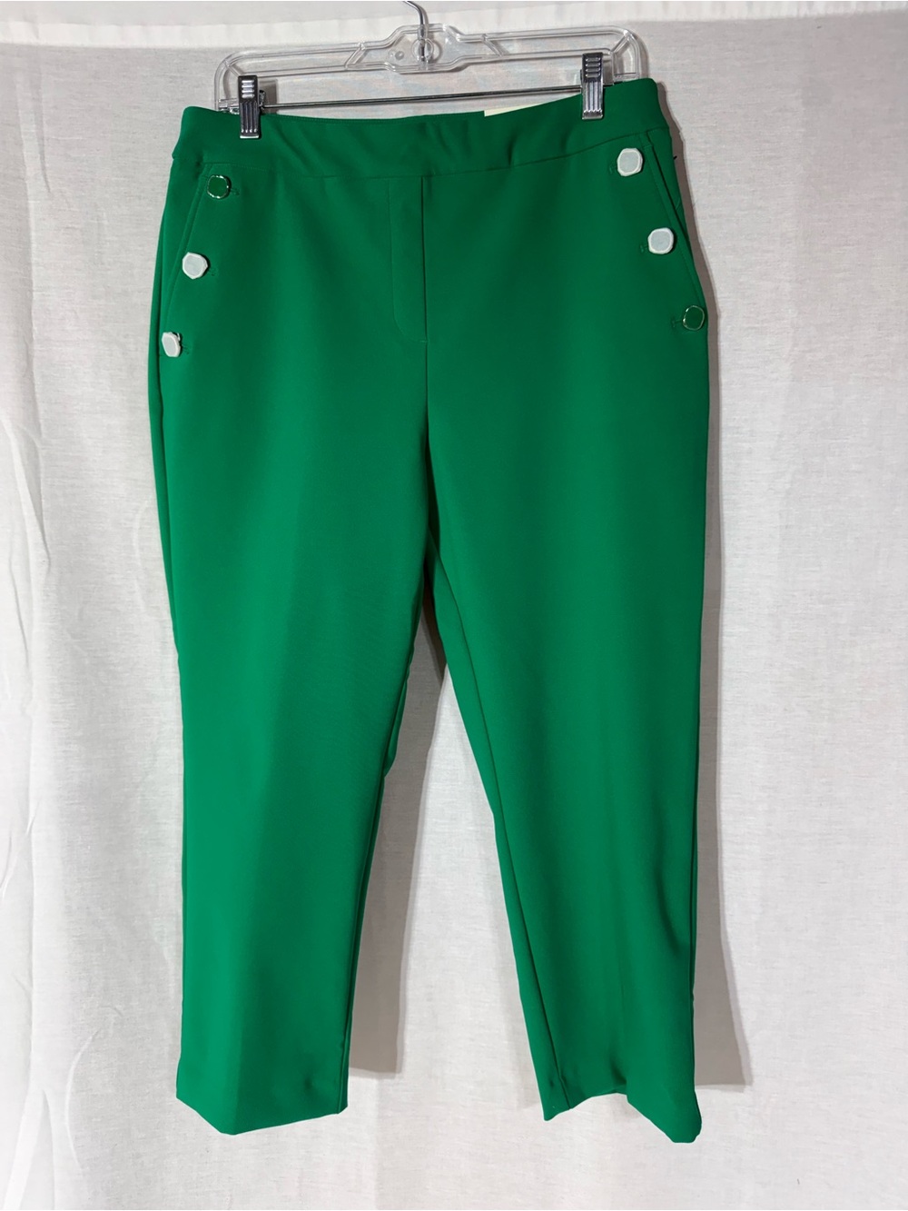 Rachel Zoe Emerald Green Cropped Sailor Pants